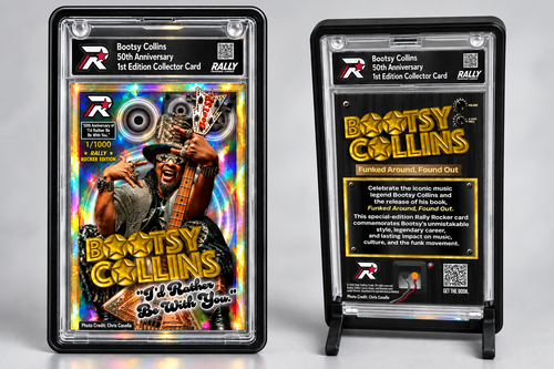Bootsy Collins 50th Anniversary Rally Rocker 1st Edition Collector Card